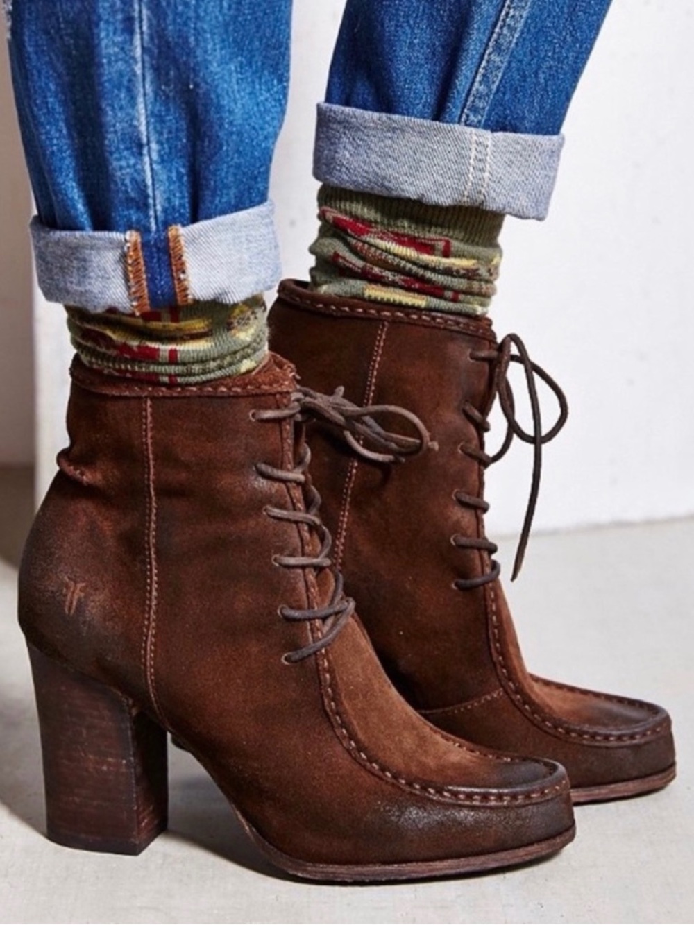 Frye Parker Moc Toe Ankle Boots